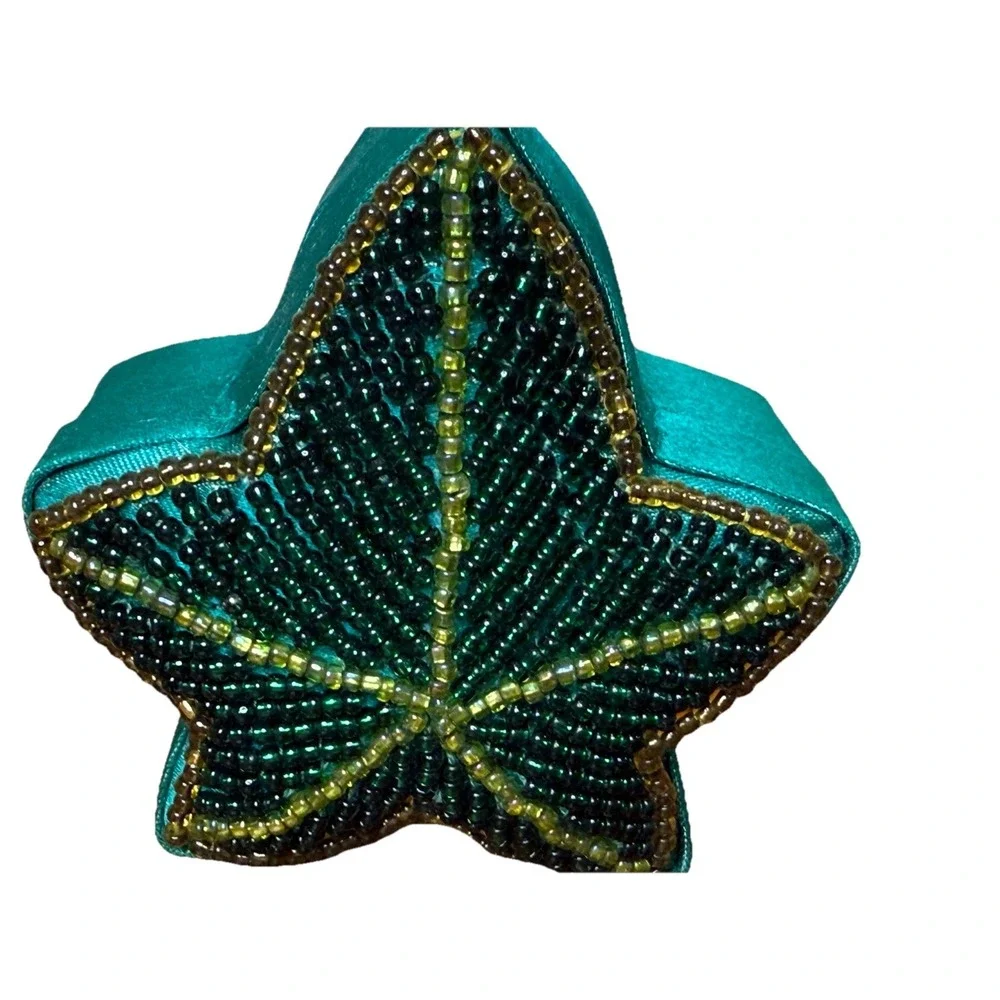 Vintage Beaded Mini Jewelry Box Empty For One Two Unique Gifts To Fit In